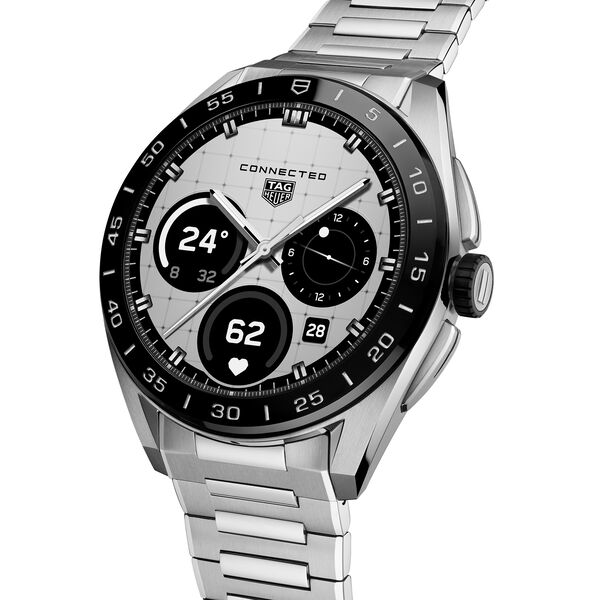 Connected Calibre E5 45 mm en acier inoxydable